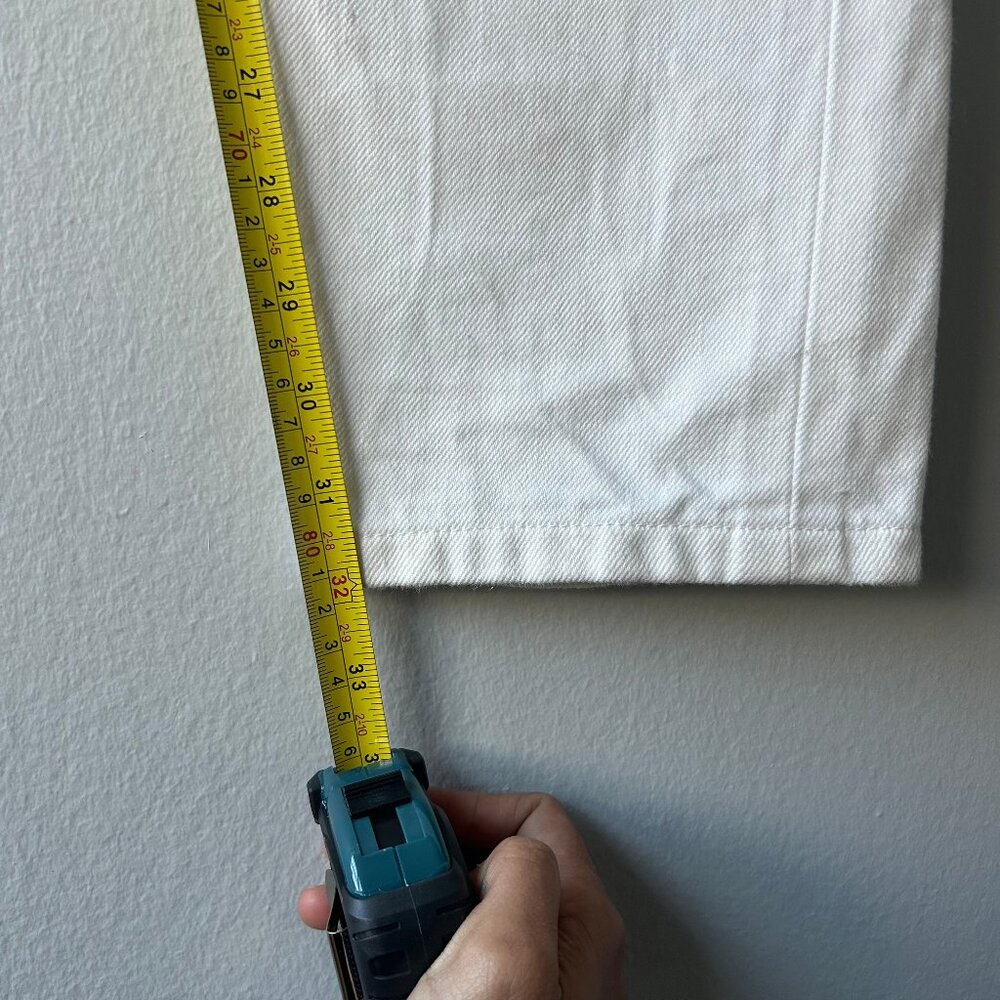 APC Petit Standard Jeans Women 31 White Denim - Picture 8 of 8